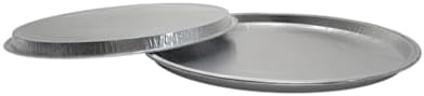 ProPac & Seal 12" Round Aluminum Foil Pizza Pan - Disposable Baking Sheets Made in USA Pack of (25) - Image 3