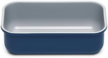 Caraway Non-Stick Ceramic-Coated 1 lb Loaf Pan | Naturally Slick Ceramic Coating, Non-Toxic, PTFE and PFOA Free, Perfect for Pound Cakes, Breads, and More, Navy by Unknown
