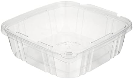 Restaurantware Tamper Tek 48 Ounce Take Out Containers 100 Tamper-Evident Deli Containers - Hinged Lid Freezable Clear Plastic Meal Prep Containers Disposable For Carry Out Or Lunches - Image 2