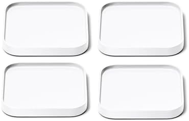 Caraway Spoon Rest Set of 4, Stackable Spoon Holder for Kitchen Counter | Drip Catching, Heat-Resistant Design, Non-Slip Base, White by Unknown