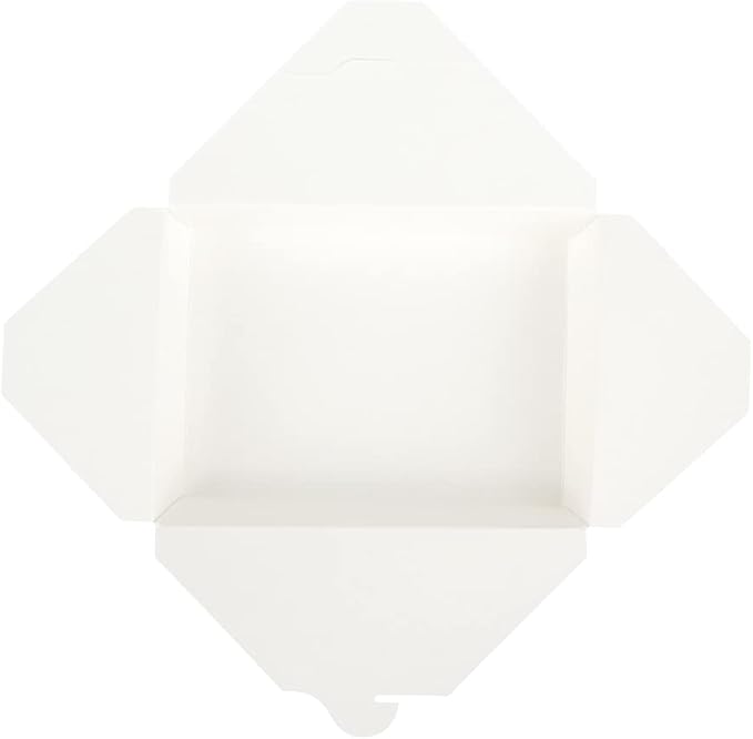 Restaurantware-Bio Tek 8.5 x 6.3 x 2 Inch Food Containers, 200 Durable Noodle Boxes - Disposable, Sustainable, White Paper 49-Ounce Takeout Boxes, Rectangle, For Takeouts, Or Picnics - Image 16