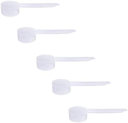 13cc Long Handle Measuring Scoop (1 Tablespoon / 1/2 oz / 13mL) - Heavy-Duty Plastic Spoon for Powders, Protein, Coffee, and Baking, 5-Pack by TheScoopie