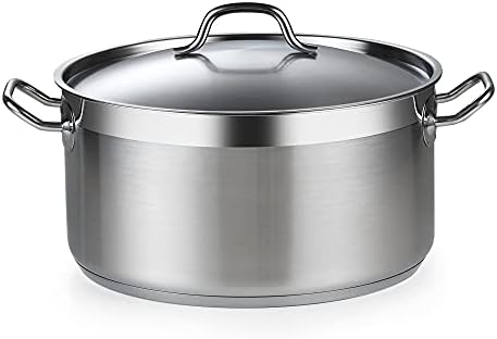 Cooks Standard Professional 9 Quart Stock Pot, Stainless Steel Dutch Oven by CooksStandard