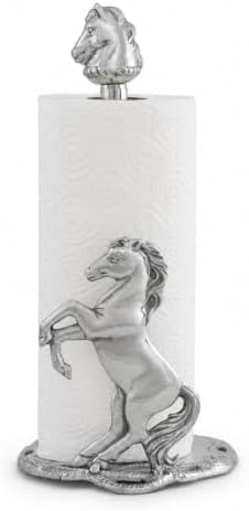 Arthur Court Horse Paper Towel Holder - Decorative Aluminum Equestrian Kitchen Accessory - 14.5 Inch Tall by ArthurCourt