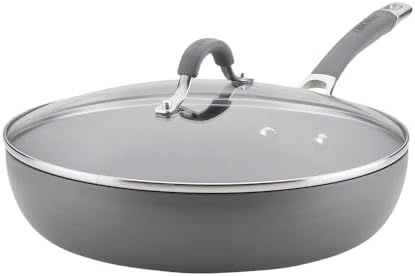 Circulon Radiance Hard Anodized Nonstick Deep Frying Pan with Lid, 12-Inch by Circulon