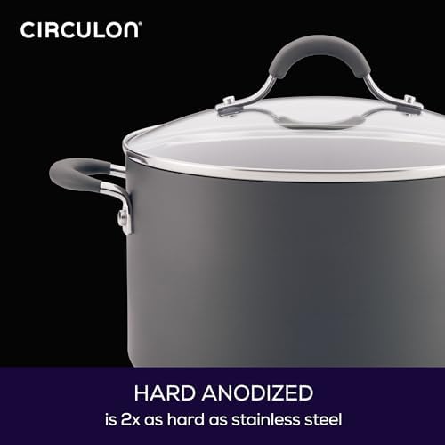 Circulon Radiance Nonstick Pots and Pans Set, 10-Piece, Gray - Image 4