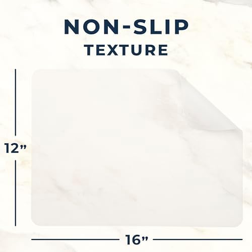 GASARÉ, Extra Large, Thick, Silicone Mat for Kitchen Counter, Heat Resistant Mat, Countertop Protector, Non-Slip, Easy to Clean, Cuttable, 16 x 12 Inches, Semi-Transparent - Image 5