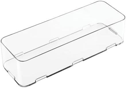 iDesign Interlocking Drawer Organizer, Set of 3, Clear | Kitchen, Bathroom, Desk Drawers - Image 6
