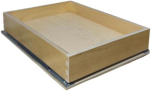 SlidingSusan Baltic Birch Pull-Out Cabinet Drawer Organizer 14" W x 18" D by SlidingSusan