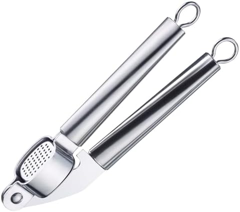 Westmark 18362270 Stainless Steel Garlic Press, Does It Right the First Time, Silver/Gray by Westmark