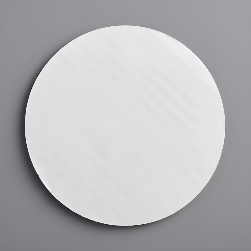 OCS Parts 50-Count 12" Round White Cake Boards | Heavy Duty Grease Resistant Food Grade Disposable Cardboard Cake Circle for Home Baking, Bakeries and Restaurants by OCSParts