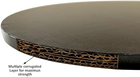 18 Inch Cake Board Drums Round, 6-Pack, Black, Sturdy 1/2” Thick for Heavy Or Multi-Tiered Cakes - Image 5