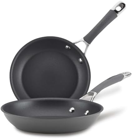 Circulon Radiance Hard Anodized Nonstick Frying Pan Set, 2-Piece, Gray by Circulon