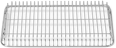 Caraway 9" x 13" Stainless Steel Cooling Rack | For Cooling Baked Goods, Icing, and More, Designed to Fit Into Our Large Baking Sheet by Unknown