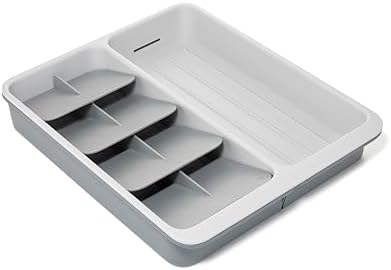 Joseph Joseph DrawerStore Expanding Tiered Flatware Cutlery, Utensil, and Gadget Tray, Expandable In-Drawer Kitchen Space-Saving Organizer, Recycled Plastic - Image 2