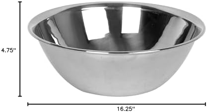 TrueCraftware – 1 Heavy Duty Stainless Steel Mixing Bowl - 13 Quarts - Image 4