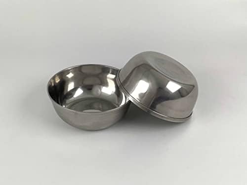 Tredoni 2 Prep & Condiment 4" / Serving Bowls (4 inch, 8.5 oz, 2 pcs) | Mirror Polished Fine Thickened Stainless Steel Small Mixing Bowls for Dips, Ingredients, Sides, Snacks, Desserts & Appetizers - Image 3