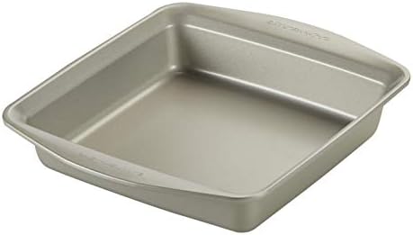 Rachael Ray Nonstick Bakeware Set without Grips includes Nonstick Bread Pan, Baking Pans, Cake Pans, Cookie Sheet / Baking Sheet - 10 Piece, Silver - Image 5