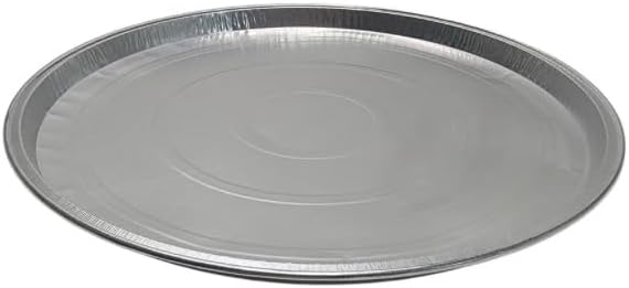 ProPac & Seal 12" Round Aluminum Foil Pizza Pan - Disposable Baking Sheets Made in USA Pack of (25) by ProPacSeal