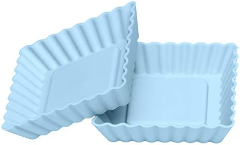 LURCH Germany Flexiform Silicone Mini Squared Tartlet - Set of 6 - Pastel Mix - Image 3