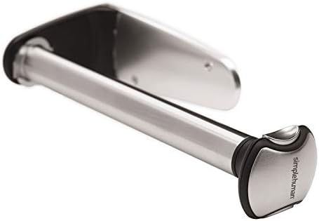 simplehuman Wall Mount Paper Towel Holder, Under-Cabinet or Wall Mounted Rack, Horizontal or Vertical Install, One-Handed Tear with Tension Spring, Quick-Release Knob, Brushed Stainless Steel - Image 4