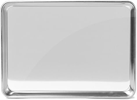 GRIDMANN 13" x 18" Commercial Grade Aluminum Cookie Sheet Baking Tray Jelly Roll Pan Half Sheet - 6 Pans - Image 3