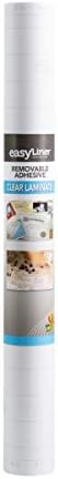 EasyLiner Clear Adhesive Shelf Liner for Cabinets, Cupboards & Protective Covering - Peel and Stick Shelf Liner Easy to Cut & Fit - Self-Adhesive & Removable - 18 in x 24 ft, 4 Rolls - Image 3