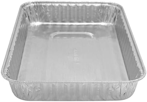 PACTOGO 9" x 6" x 1.25" Oblong Disposable Aluminum Foil Danish Cake Pans - Ideal Baking Tins for Sweets, Cakes, Cookies, Brownies (Pack of 12) - Image 6