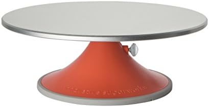 Sugarworks Artists Cake Turntable Rotating Cake Stand Cake Decorating Stand, with Brake/Stop by InnovativeSugarworks