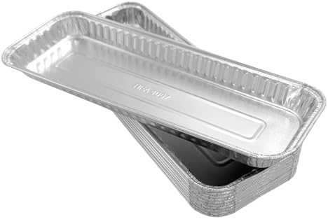 PACTOGO 11" x 4" x 1" Disposable Aluminum Foil Oblong Danish Cake Pans - Ideal Baking Tins for Sweets, Cakes, Cookies, Brownies (Pack of 200) - Image 3