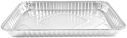 Handi-Foil 1/4-Size (Quarter) Sheet Cake Aluminum Foil Pan w/Clear Dome Lid (Pack of 25 Sets) - Image 3