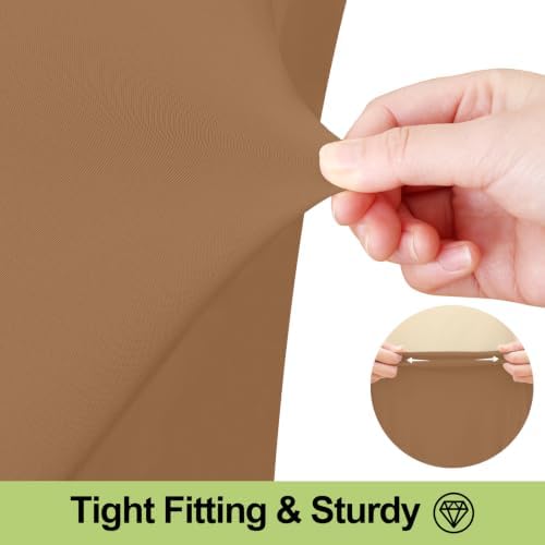 Smiry Spandex Elastic Fitted Table Cloth Skirt for 6FT Rectangle Table - Image 3