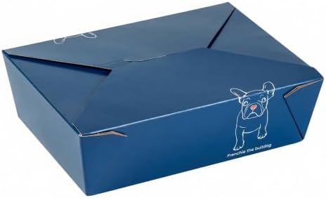 Restaurantware 71 oz Paper Rectangle 3 Bio Box Take Out Container, 50 Ct - Image 2