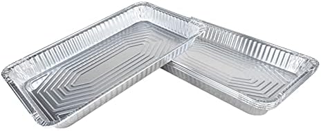 IDL Packaging Full Size Aluminum Steam Table Pans - Medium, 21" x 13" x 2.25" (pack of 5) - Disposable Foil Pan for Grilling, Roasting, BBQ, Cooking, Baking, Freezing by IDLPackaging