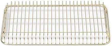 Caraway 9" x 13" Stainless Steel Cooling Rack | For Cooling Baked Goods, Icing, and More, Designed to Fit Into Our Large Baking Sheet by Unknown