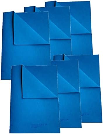 The Original Quality German Shammy Wholesaler Since 1983, 6 PK Royal Blue XL 20x28 inch, Authentic 260 Gram Chamois Cloths, Super Absorbent Chamois Towels for car, pet, Kitchen, Bonus Kitchen Shammy! by GermanShammyWholesaler