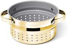 Caraway Steamer, Stainless Steel Steamer with Handles by Unknown