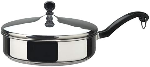 Farberware Classic Stainless Steel Cookware Pots and Pans Set, 15-Piece,50049,Silver & Classic Stainless Steel Saute Fry Pan with Lid, 2.75 Quart, Silver - Image 5