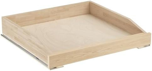 ROOMTEC Pull Out Cabinet Organizer with Soft Close, 22-1/2" W x 21" D, Pull Out Cabinet Drawer for Kitchen cabinets, Pull Out Cabinet Shelf, Finished, Bottom Assembly by ROOMTEC