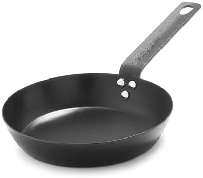Merten & Storck 8" Pre-Seasoned Carbon Steel Frying Pan Skillet by MertenStorck