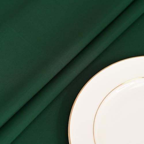 8 Pack Hunter Green Tablecloth for Rectangle Table 60x126 Inch - Image 6