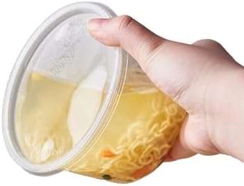 FULING [50 Set - 16 oz. Plastic Deli Disposable Food Storage Containers With Airtight Lids … - Image 3