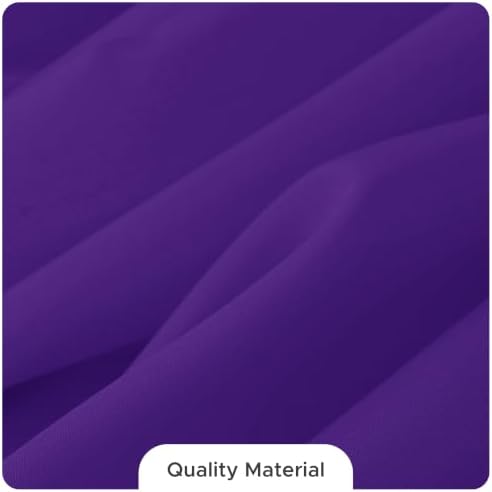 Fitable 8 Pack Purple Tablecloths 120 Inch Round for 48"-96" Tables - Image 3