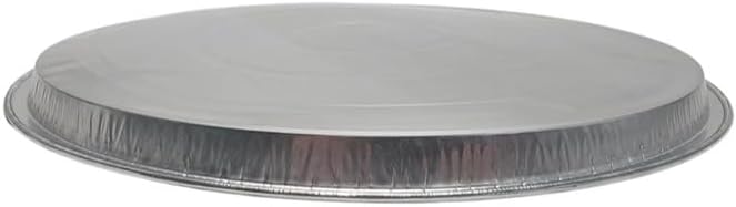 ProPac & Seal 12" Round Aluminum Foil Pizza Pan - Disposable Baking Sheets Made in USA Pack of (25) - Image 2
