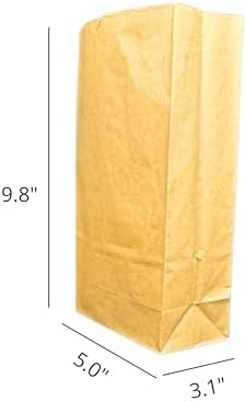 7STAR 4lb Brown Paper Bags, 500 Pack – Virgin Kraft Paper Lunch Bags, Food-Safe & Unbleached | Heavy-Duty, Grease-Resistant Sacks for Sandwiches, Snacks, Bakery, Takeout & Crafts - Image 2