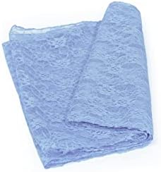 MDS Pack of 5 Wedding 12 x 108 inches Lace Table Runner for Wedding, Decorations for Birthday Parties, Banquets, Graduations, Engagements, and Runners fit Rectangle, Round Table- Baby Blue - Image 6