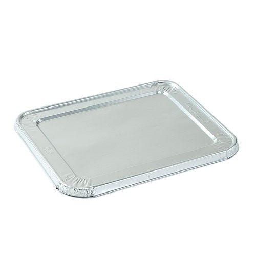Tiger Chef Top Quality 5-Pack 9 x 13 inch Aluminum Foil Lids Disposable by TigerChef