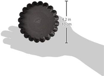 Matfer Bourgeat Exopan Steel Tartlet Mold, Fluted, Nonstick, 4", Pack of 12 - Image 2