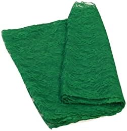 MDS Pack of 25 Wedding 12 x 108 inches Lace Table Runner for Wedding, Decorations for Birthday Parties, Banquets, Graduations, Engagements, and Runners fit Rectangle Round Table - Hunter Green - Image 4