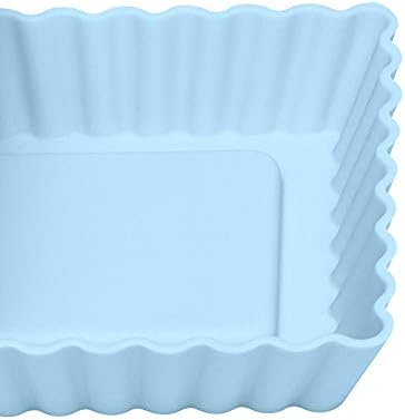 LURCH Germany Flexiform Silicone Mini Squared Tartlet - Set of 6 - Pastel Mix - Image 6